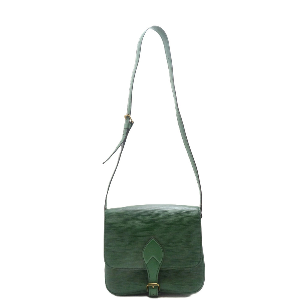 Louis Vuitton Cartouchiere Epi Leather Shoulder Bag Borneo Green